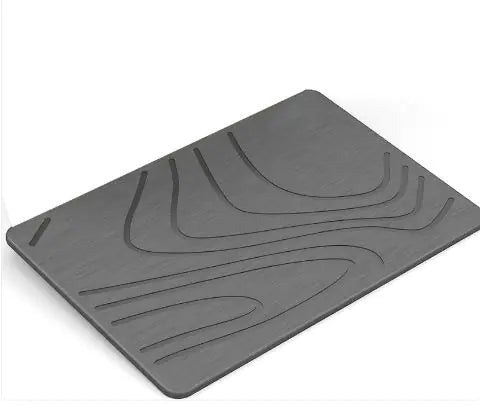 Premium Diatomite Bath Mat – Quick-Dry, Non-Slip Luxury Stone Design