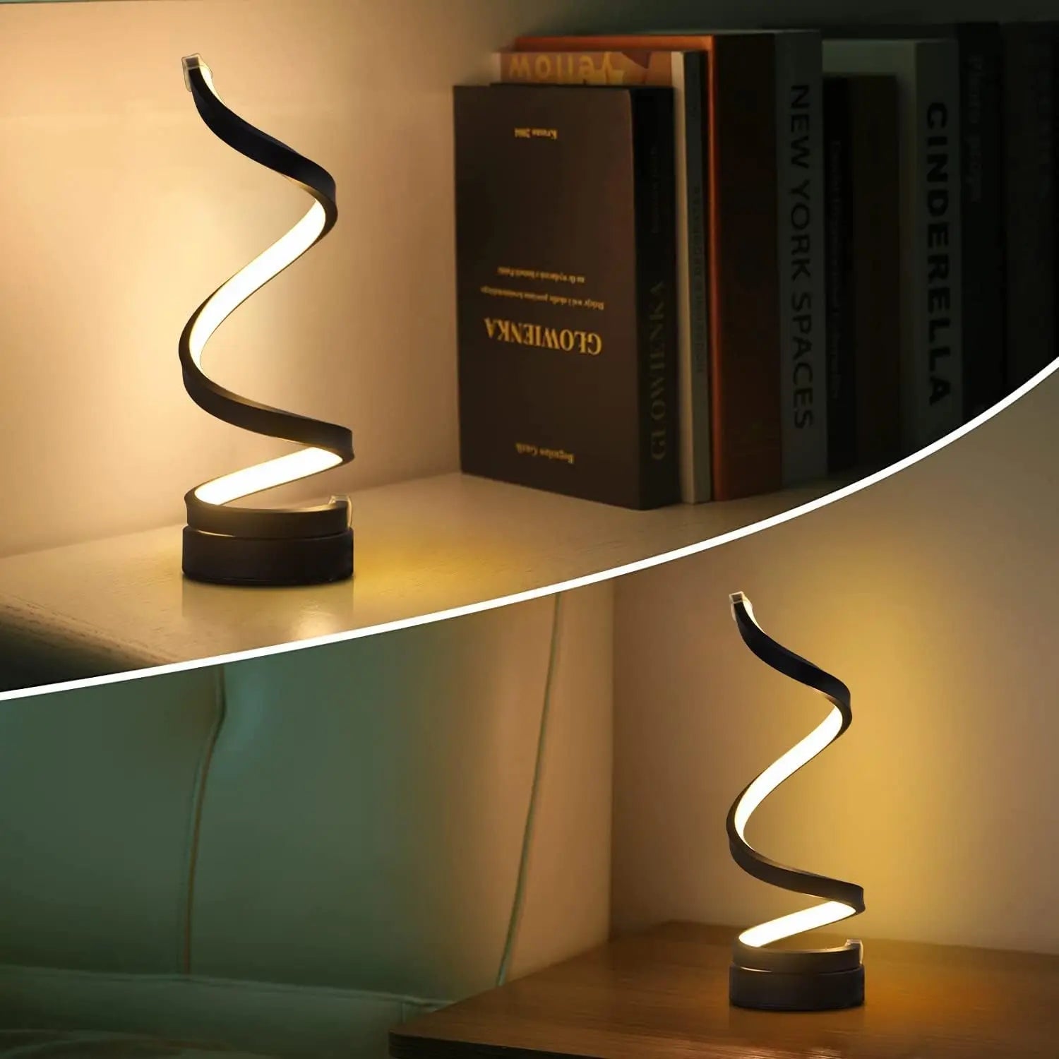 Savoy Maison Spiral LED Lamp – Modern Grace in Light